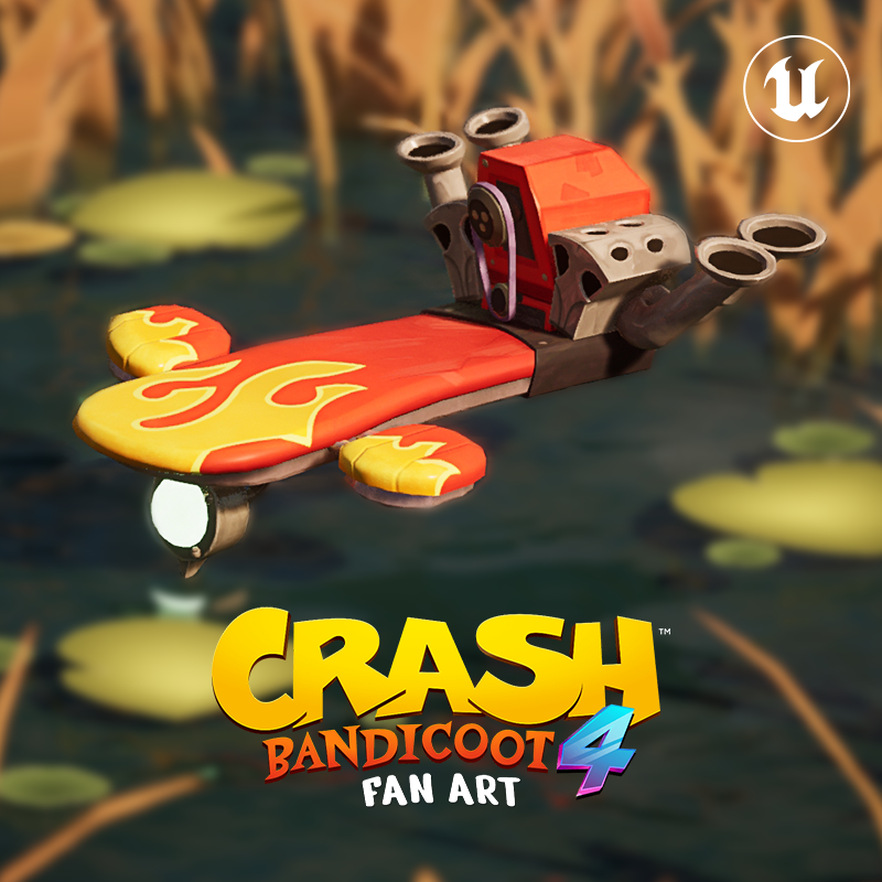 Crash Hoverboard (Fan Art)