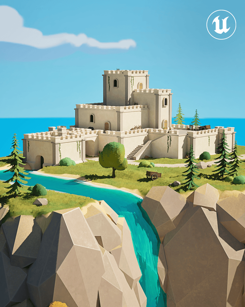 Diorama Castle (Art Test)